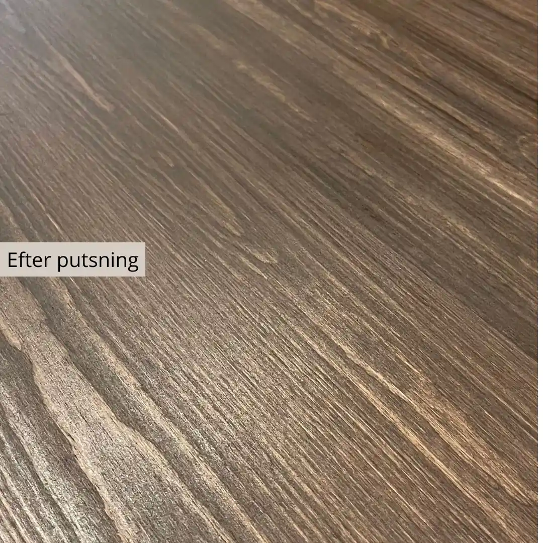 Efter putsning