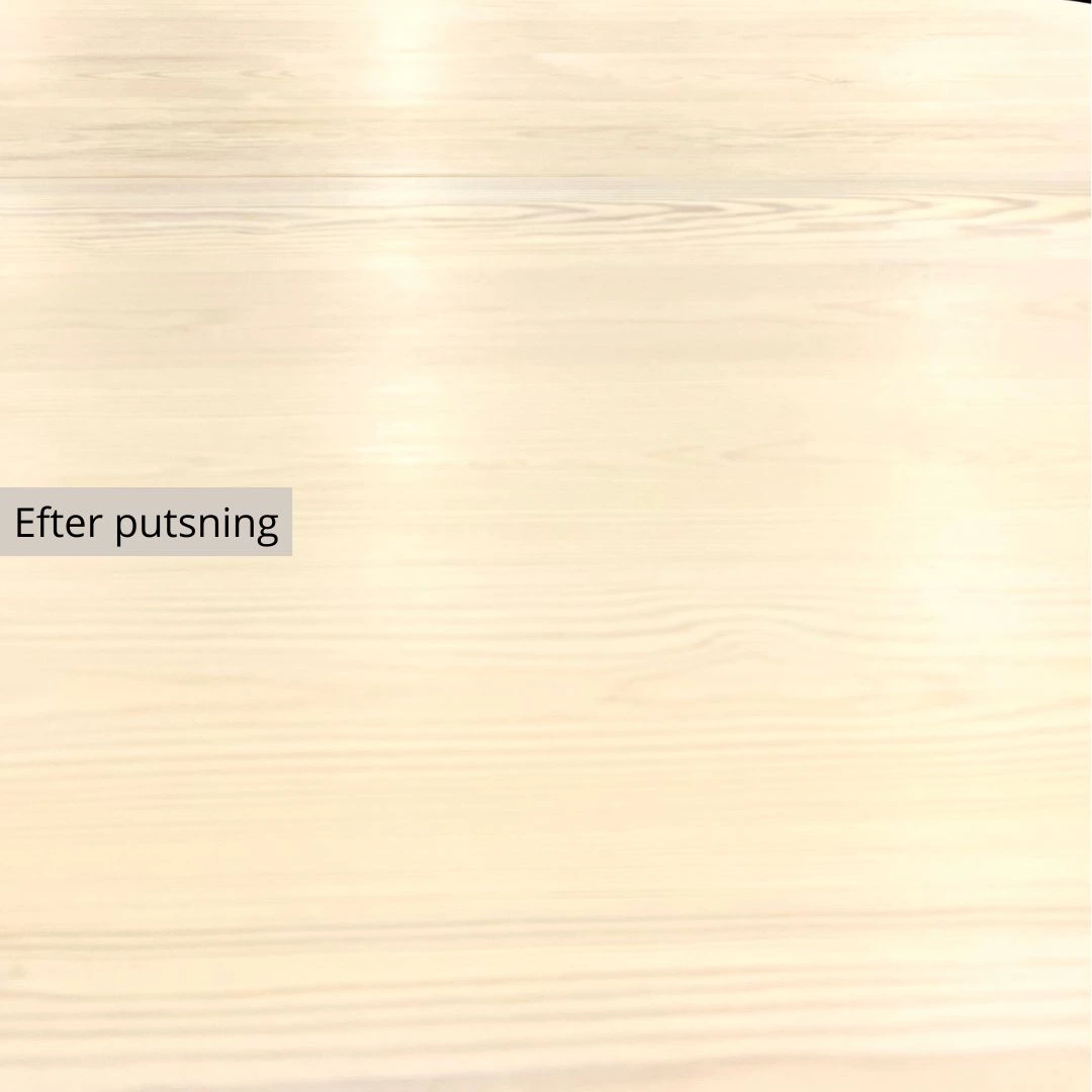 Efter putsning