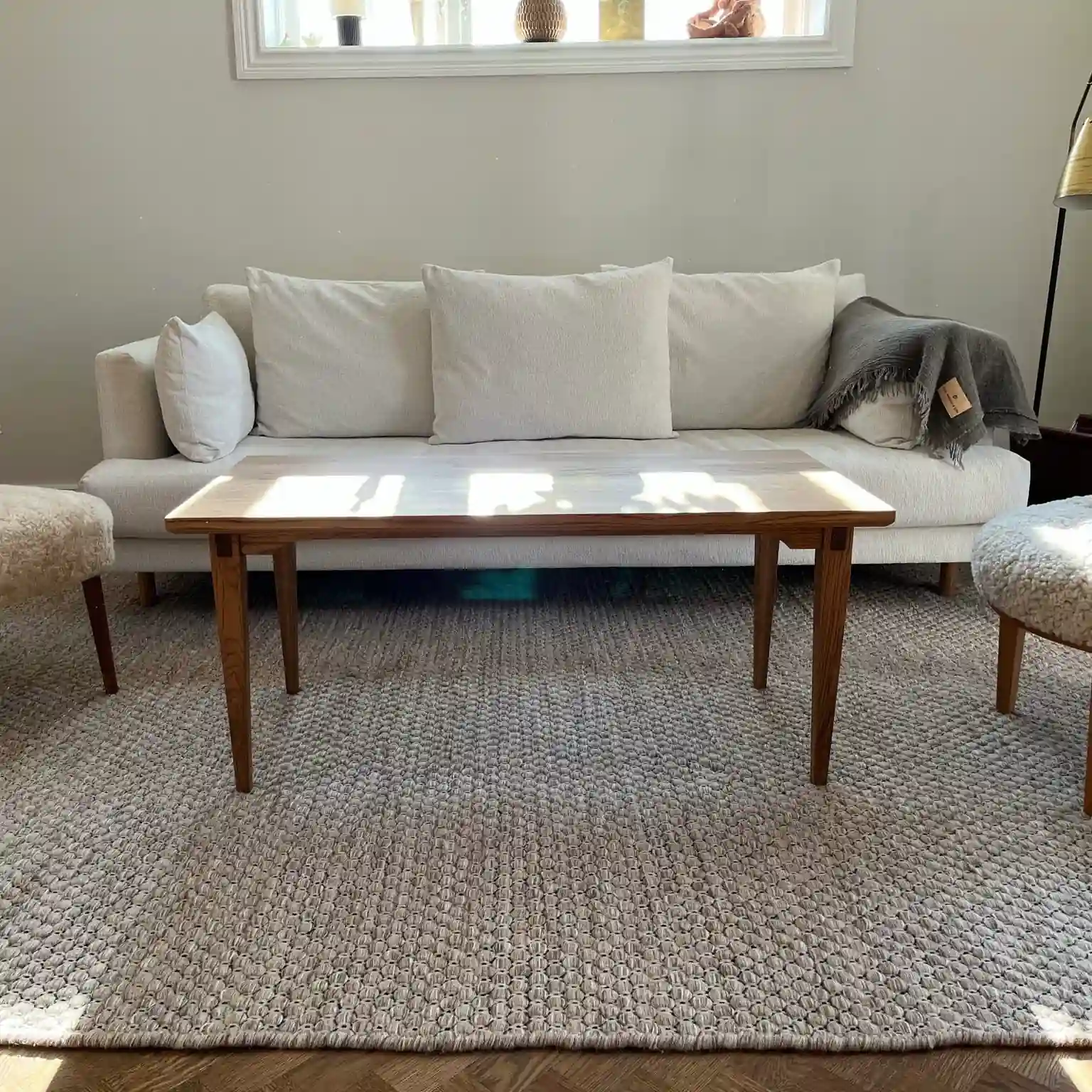 Rektangulärt soffbord i trä - bild 3