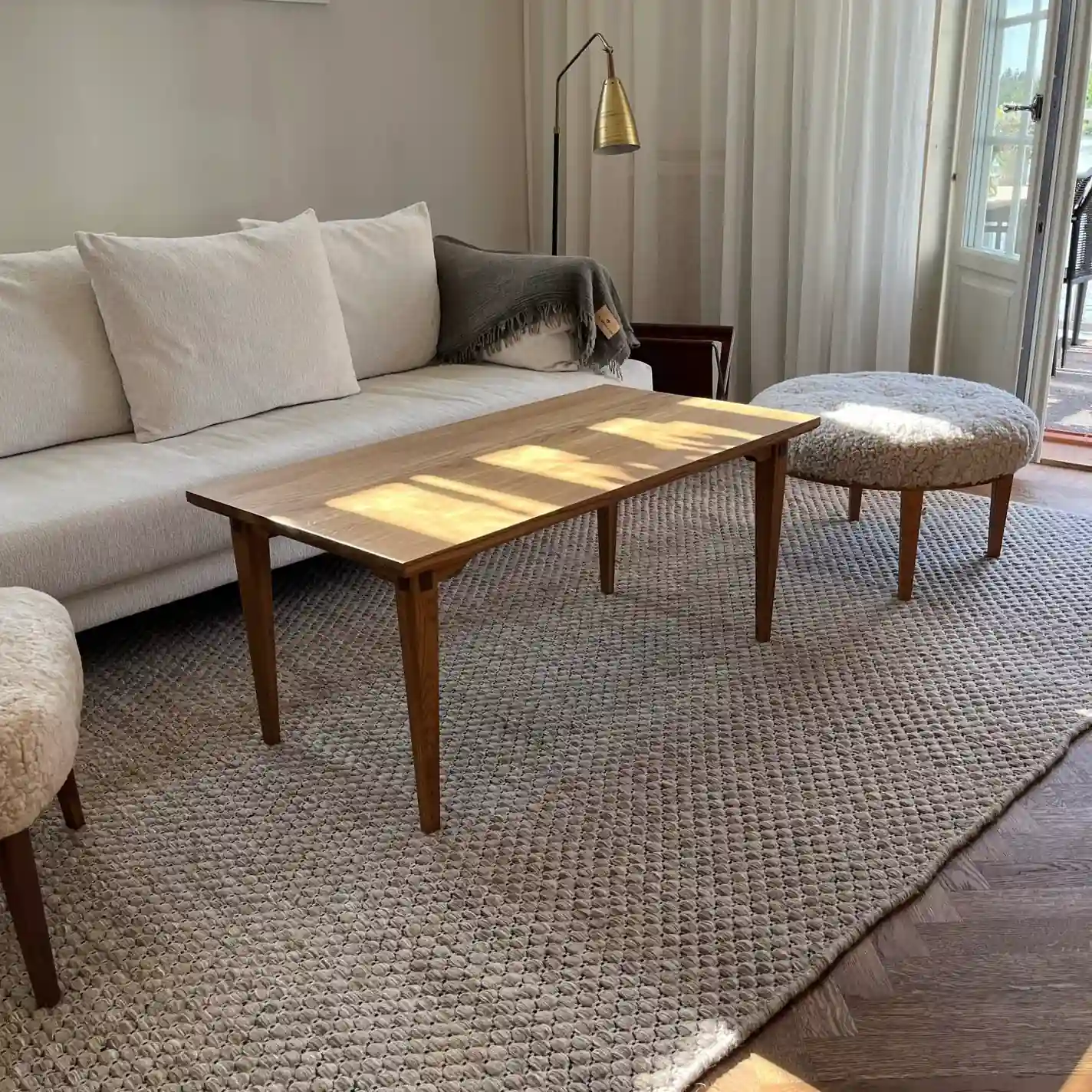 Rektangulärt soffbord i trä - bild 4